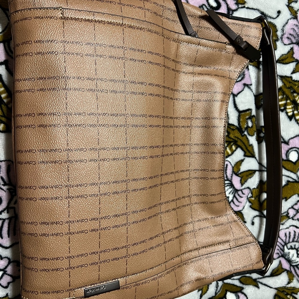 Calvin Klein Tan Shoulder Bag